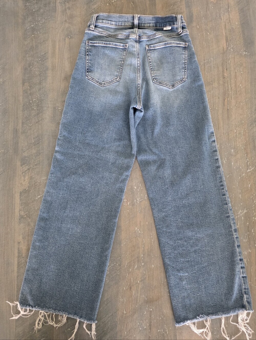 DAZE size 26 Wide Leg Crop JEANS - Picture 2 of 4
